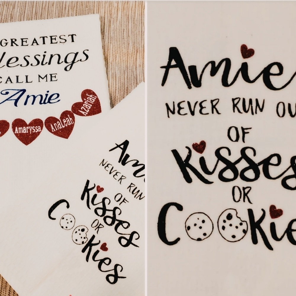 Custom dish towels